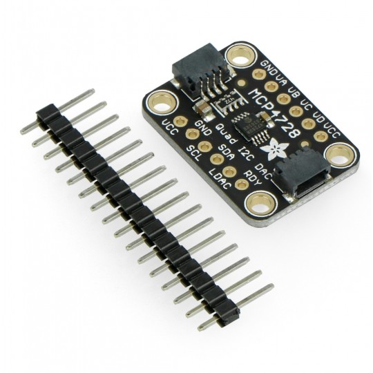ЦАП MCP4728 I2C - 4 канали + EEPROM - Adafruit 4470