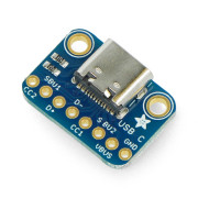 Adafruit moduł z gniazdem USB typu C - złącze do płytki stykowej