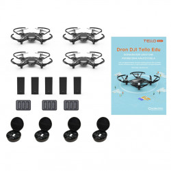 Zestaw pracowni programistycznej - DJI Tello Edu Combo 4szt. + scenariusze lekcyjne