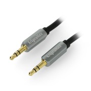 Przewód Kruger&Matz Jack 3,5mm stereo czarny - 1,8m