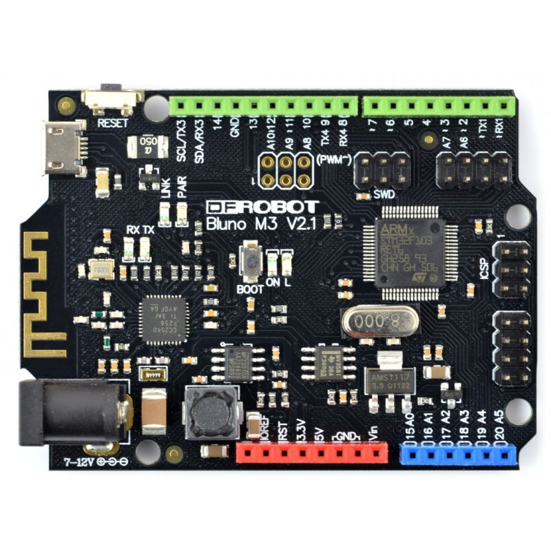 Bluno M3 STM32 ARM Cortex + BLE Bluetooth 4.0 - kompatybilny z Arduino