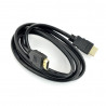 Przewód HDMI 1.4 Black 1080p 1,5m - zdjęcie 1