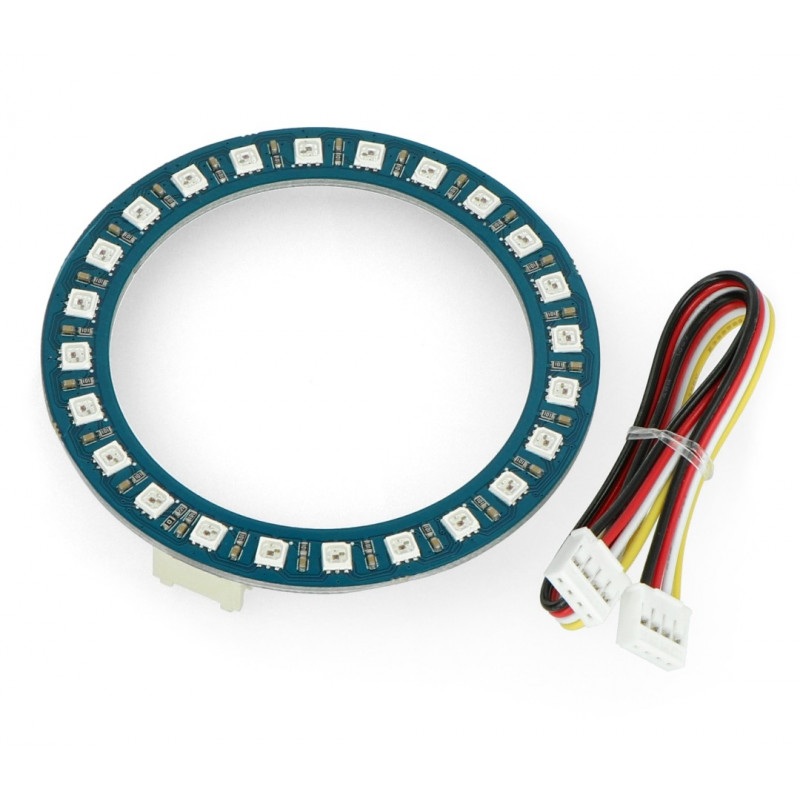 Grove - pierścień LED RGB WS2813 x 24 diody - 35mm - Seeedstudio 104020168