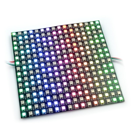 Гнучка матриця 16x16 - 256 RGB світлодіодів - WS2812B з індивідуальною адресацією