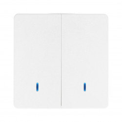 Coolseer COL-BSW04W - podwójny bezprzewodowy przycisk naścienny - RF 433MHz