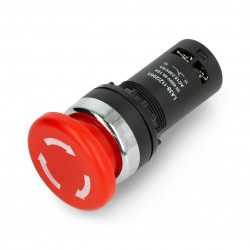 Przełącznik bezpieczeństwa ON-OFF "grzybek" - 35mm