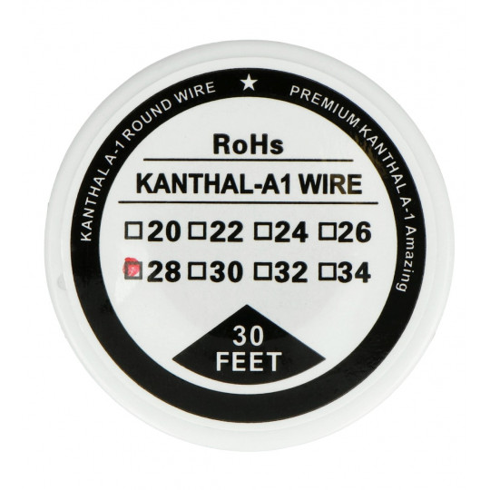 Дріт опору Kanthal A1 0,32 мм 18Ω/м - 9,1 м