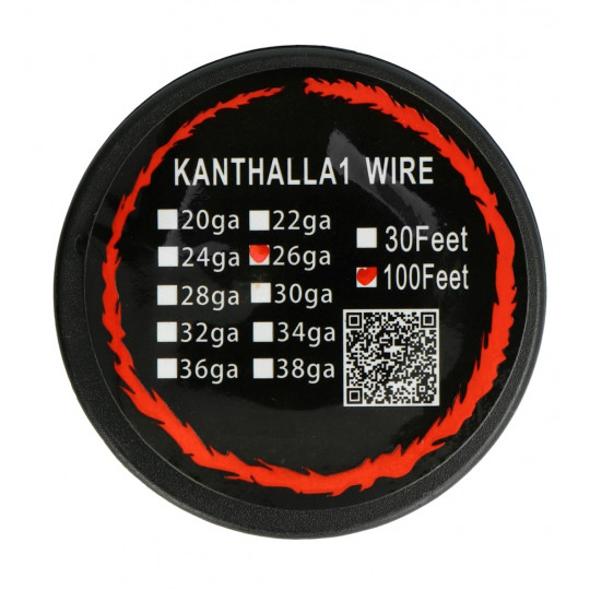 Дріт опору Kanthal A1 0,40 мм 12Ω/м - 30,5 м