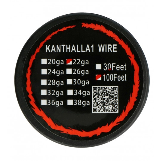 Дріт опору Kanthal A1 0,64 мм 4,9 Ом/м - 30,5 м