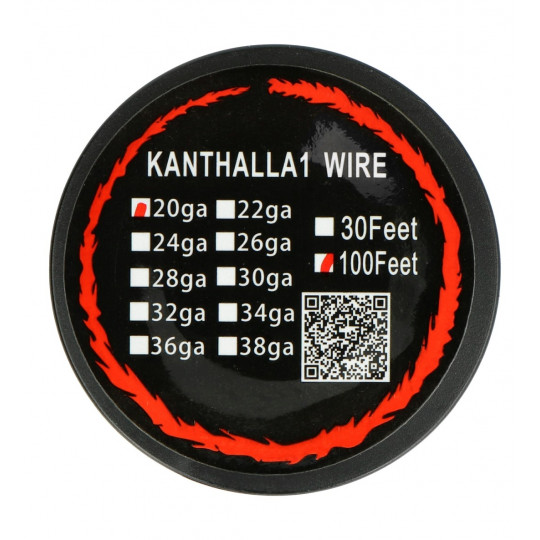 Дріт опору Kanthal A1 0,81 мм 2,85 Ом/м - 30,5 м