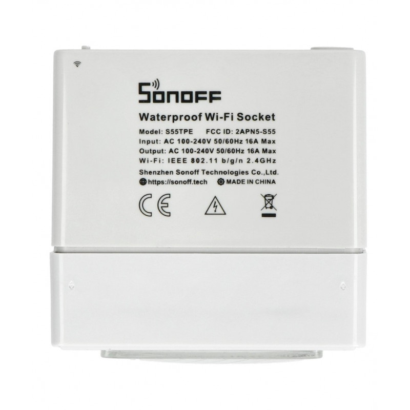 Sonoff S55 - inteligentne gniazdko w obudowie hermetycznej