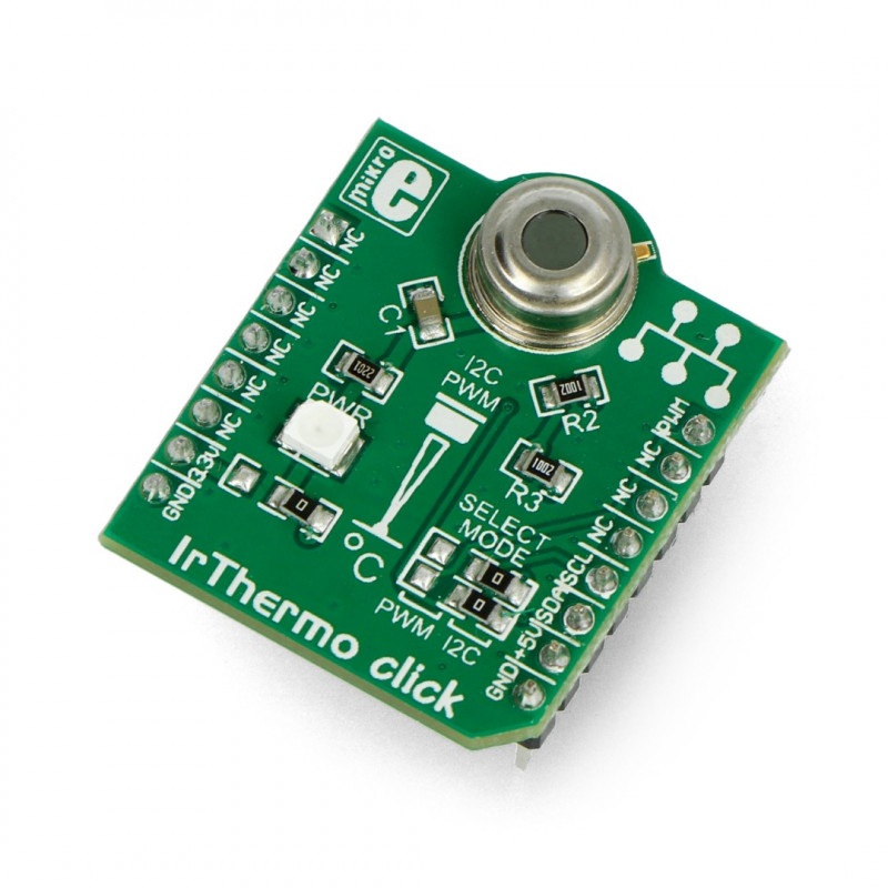 IrThermo Click 5V - moduł termometru na podczerwień MLX90614ESF-AAA