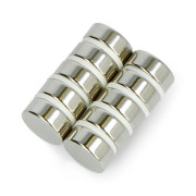 Magnes neodymowy okrągły N35/Ni - 10x4mm
