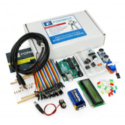 Podstawy Arduino - zestaw elementów z Arduino Uno + bezpłatny kurs ON-LINE