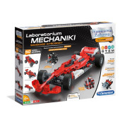 Zestaw konstrukcyjny Laboratorium Mechaniki - Samochód Wyścigowy - Clementoni 50520