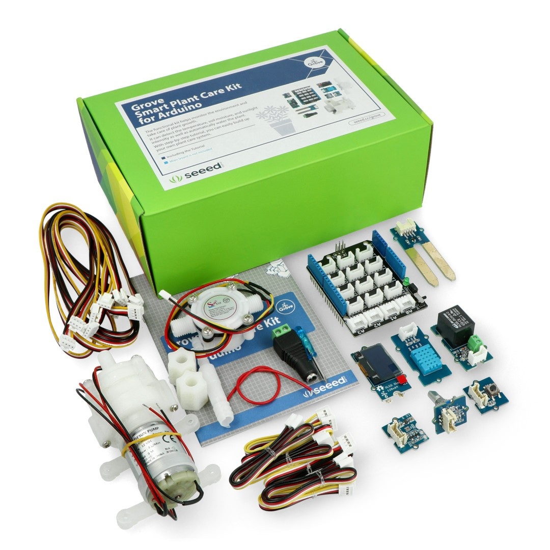 Grove Smart Plant Care Kit - zestaw do budowy automatycznej podlewaczki dla Arduino - Seeedstudio 110060130