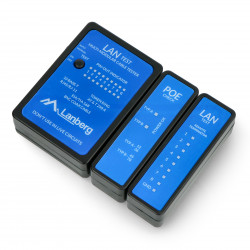Tester przewodów RJ-11/RJ-45/Coaxial - Lanberg NT-0404