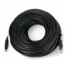 Przewód sieciowy Lanberg Ethernet Patchcord UTP 5e 30m - czarny - zdjęcie 2