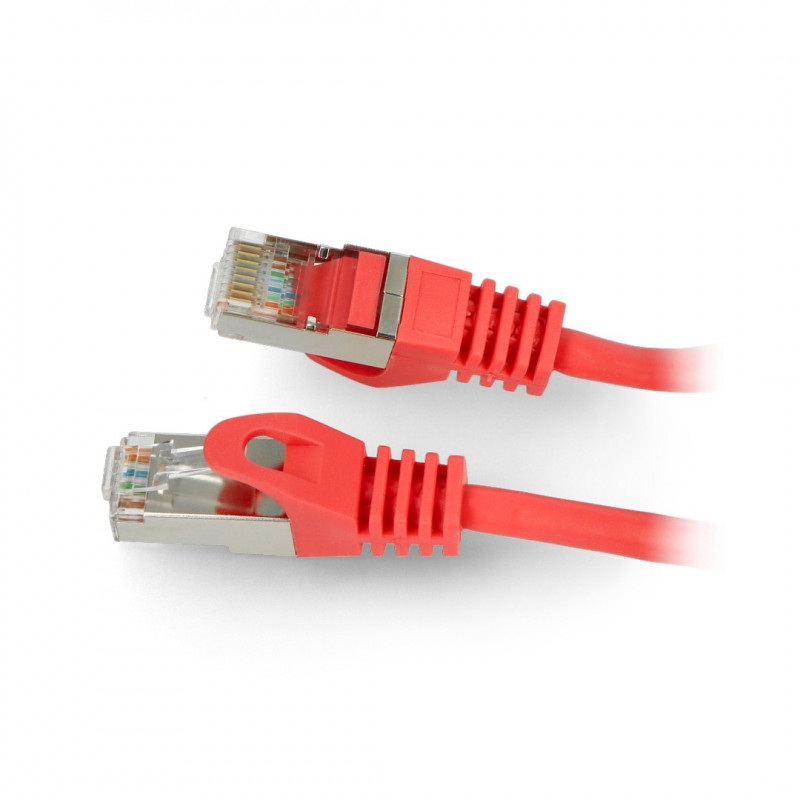 Przewód sieciowy Lanberg Ethernet Patchcord FTP kat.6 30m - czerwony