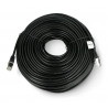 Przewód sieciowy Lanberg Ethernet Patchcord FTP 5e 50m - czarny - zdjęcie 2