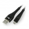 Przewód eXtreme Spider USB A - microUSB 1,5m - czarny - zdjęcie 1