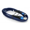 Przewód eXtreme Spider USB A - USB C - 1,5m - niebieski - zdjęcie 3