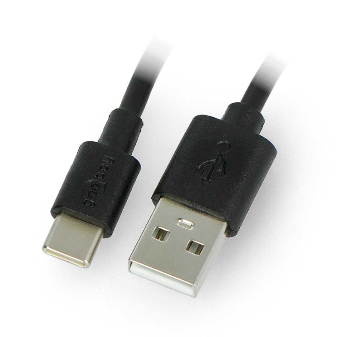 Przewód Goobay USB A 2.0 - USB C czarny - 2m
