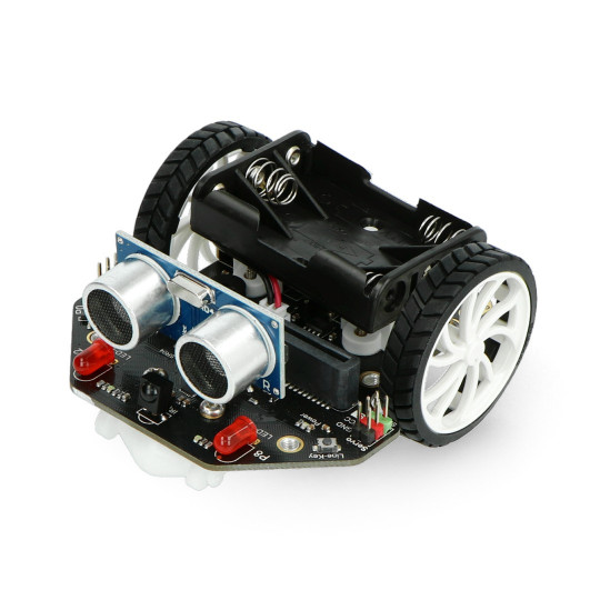 micro:Maqueen с фронтальным погрузчиком — роботизированная платформа для micro:bit — DFRobot ROB0156-L-1