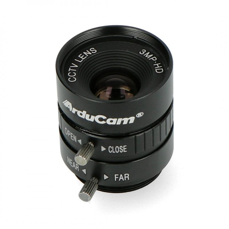 Obiektyw CS Mount 12mm z manualnym fokusem - do kamery Raspberry Pi - ArduCam LN040