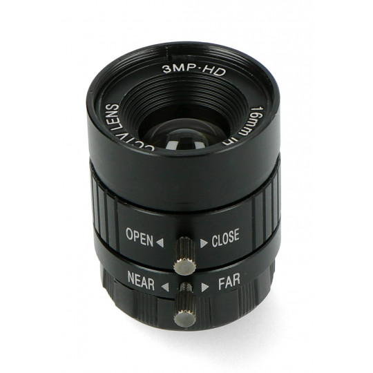 Комплект об'єктивів CS Mount 6-25 мм - для камери Raspberry Pi - 5 шт. - ArduCam LK004