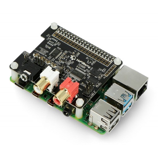 HiFiBerry DAC+ ADC Pro - звукова карта для Raspberry Pi 4B/3B+/3B