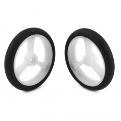 Koła 40x7mm 20T - białe - Pololu 4909