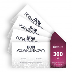 Bon Podarunkowy - 300zł - wersja ON-LINE