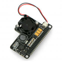 UCTRONICS Mini PoE Hat - moduł zasilania PoE do Raspberry Pi 4B/3B+/3B + wentylator