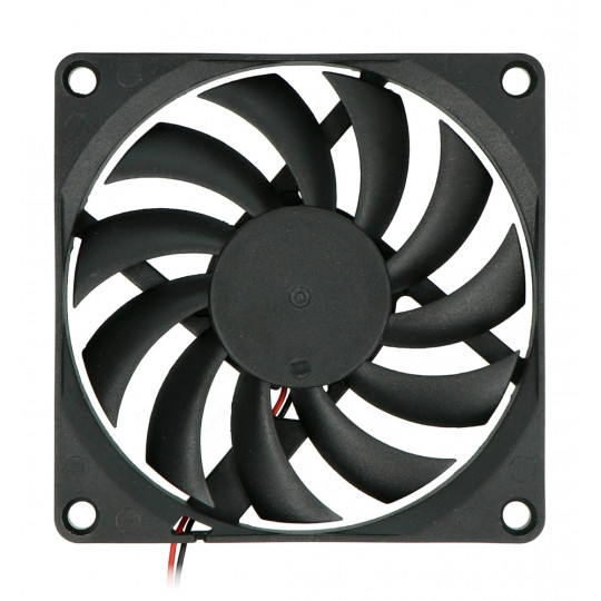 Вентилятор 12V 80x80x10.8mm - 2 дроти