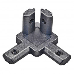 Ukryty narożnik do profili 3-stronny czarny