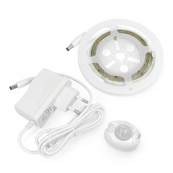 Pasek LED z czujnikiem ruchu i zmierzchu - 120 cm z zasilaczem
