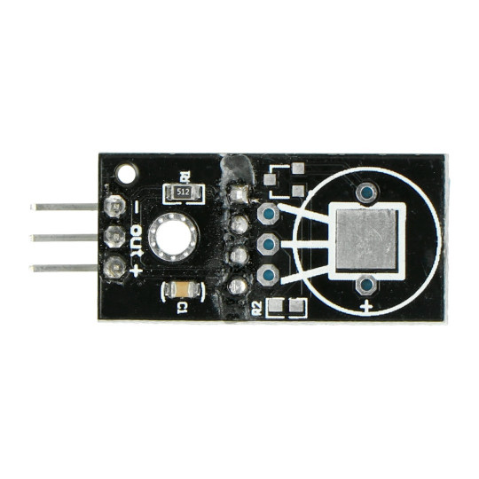 Датчик температури та вологості DHT11 - модуль + кабелі