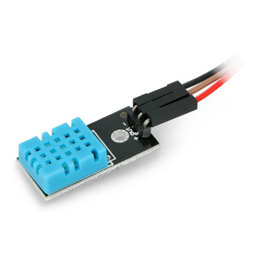 Датчик температури та вологості DHT11 - модуль + кабелі