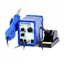 Stacja lutownicza hotair i grotowa WEP 878A