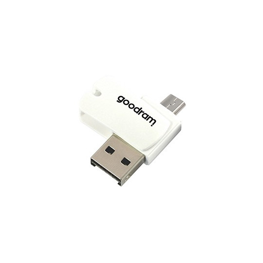 Кардридер MicroSD с входом USB и microUSB OTG - GoodRam