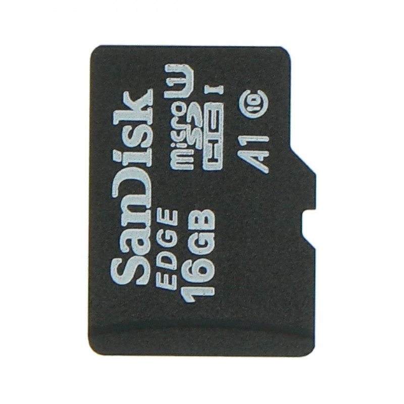 Karta pamięci SanDisk microSD 16GB 80MB/s klasa 10 + system Raspbian NOOBs dla Raspberry Pi 4B/3B+/3B/2B