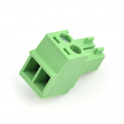 Listwa montażowa żeńska, 2-pinowa, raster 3,5mm