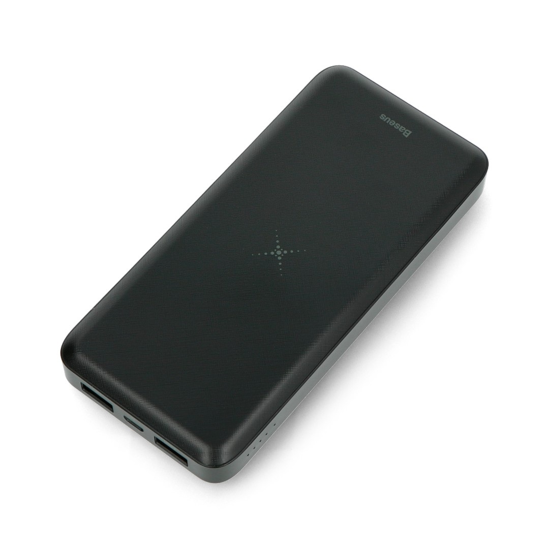 Mobilna bateria PowerBank Baseus 10000mAh WRLS Charger - czarny