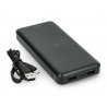 Mobilna bateria PowerBank Baseus 10000mAh WRLS Charger - czarny - zdjęcie 4