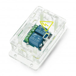 Moduł przekaźników Grove 2 kanały z optoizolacją - 10A/250VAC - cew...