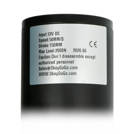 Електричний привід LA50P 2000N 50 мм/с 12V з потенціометром - хід 15 см