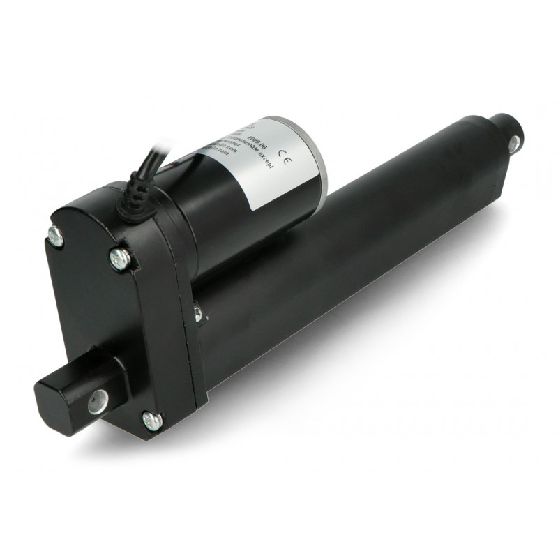 Siłownik elektryczny LA-T5P 500N 30m/s 12V z potencjometrem - wysuw 15cm