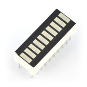 Wyświetlacz LED linijka OSX10201-GYR1 - 10-segmentowy