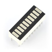 Wyświetlacz LED linijka OSX10201-RGB1 - 10-segmentowy